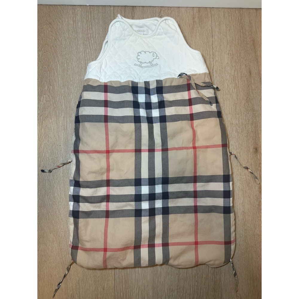 Burberry Nova Check Baby Nest Sleeping Bag Sz T0